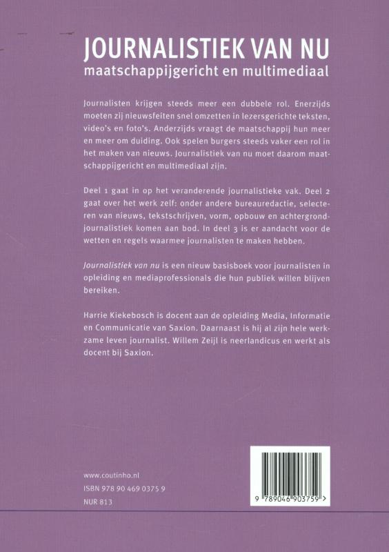 Journalistiek van nu achterkant