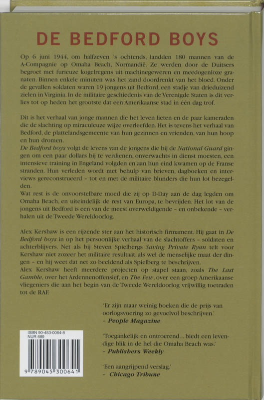 Bedford Boys achterkant