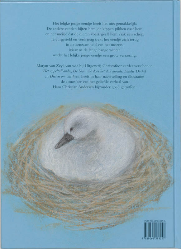 Het lelijke jonge eendje achterkant