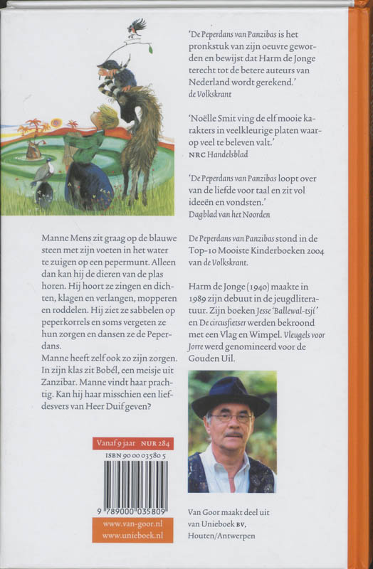 De Peperdans Van Panzibas achterkant