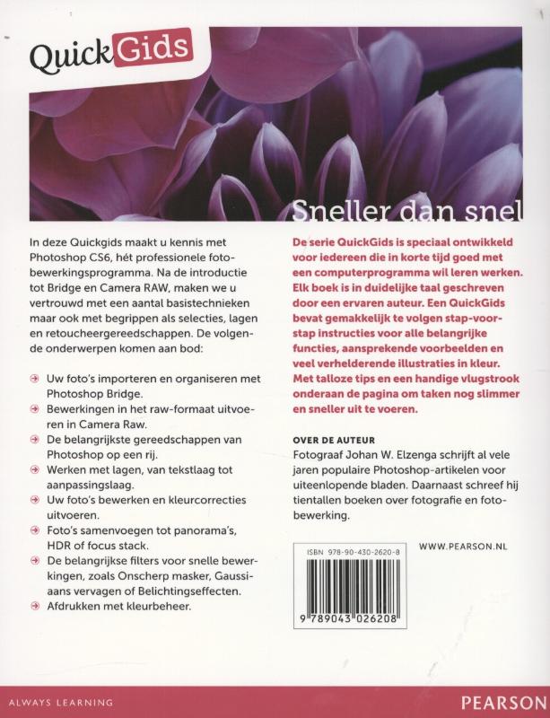 Quickgids Photoshop CS6 achterkant