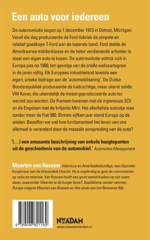 Een auto voor iedereen achterkant