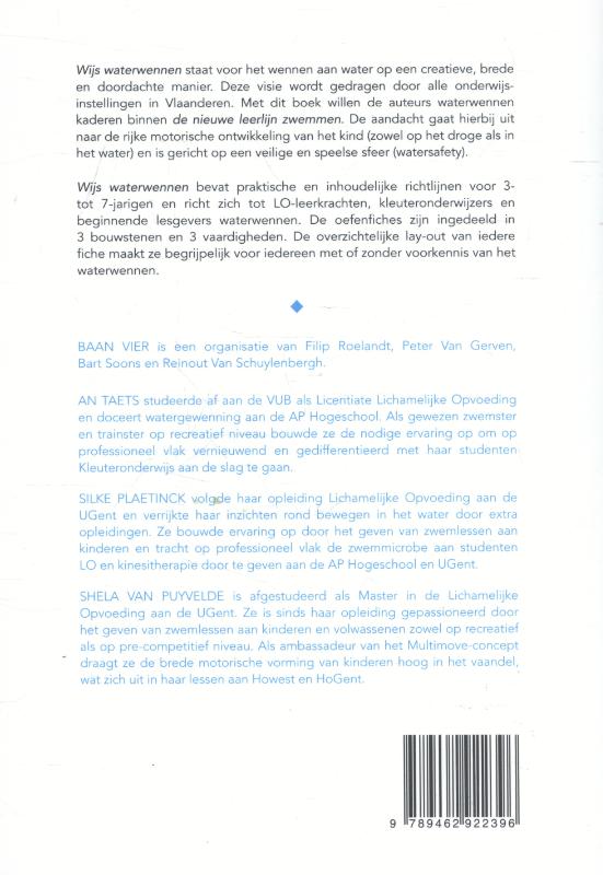 Wijs waterwennen achterkant