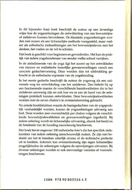 De zielsdimensie van de yoga achterkant