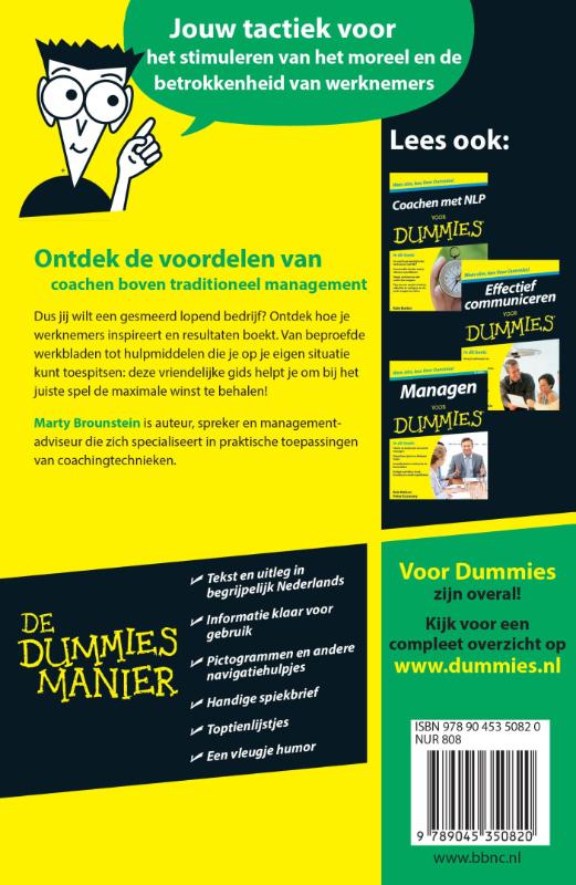 Coachen voor Dummies achterkant