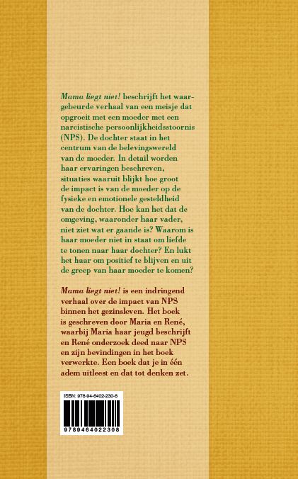Mama liegt niet! achterkant