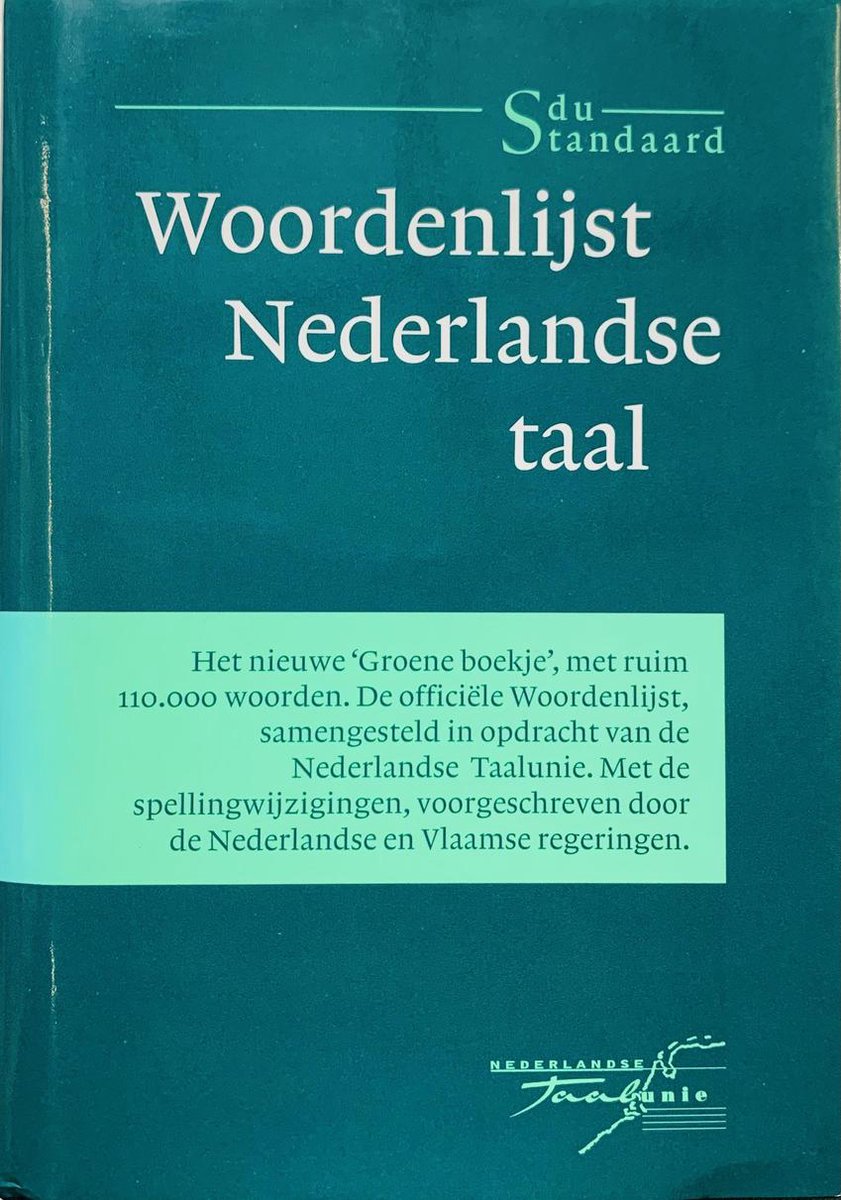 OFFICIELE WOORDENLIJST NEDERLANDSE TAAL
