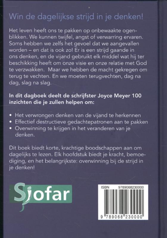 Strijd in je denken achterkant