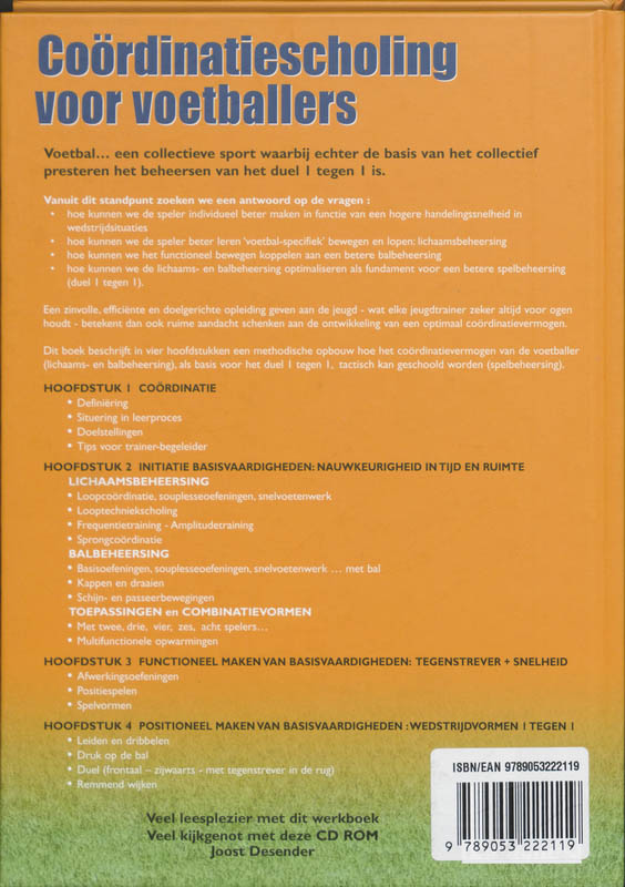Coordinatiescholing Voor Voetballers achterkant