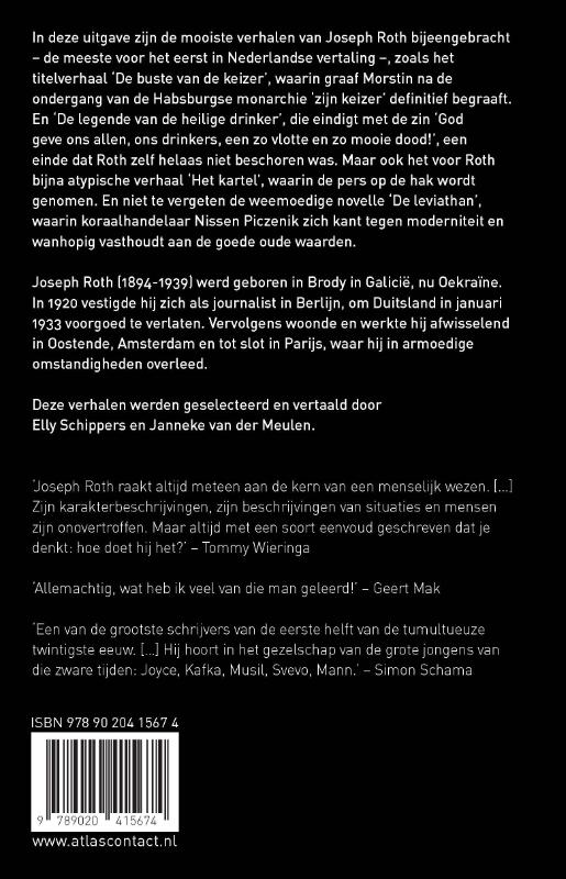 De buste van de keizer en andere verhalen / LJ Veen Klassiek achterkant