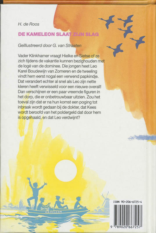 De Kameleon slaat zijn slag / Klassieke editie / Kameleon achterkant