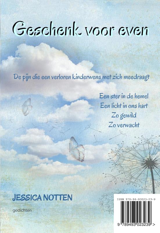 Geschenk voor even achterkant