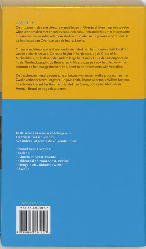 Zwolle / Literaire wandelingen achterkant