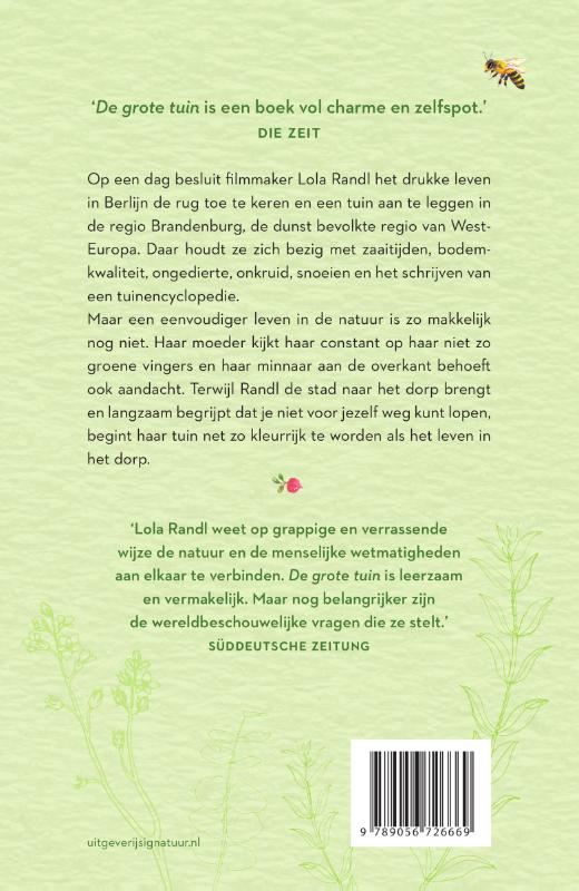 De grote tuin achterkant