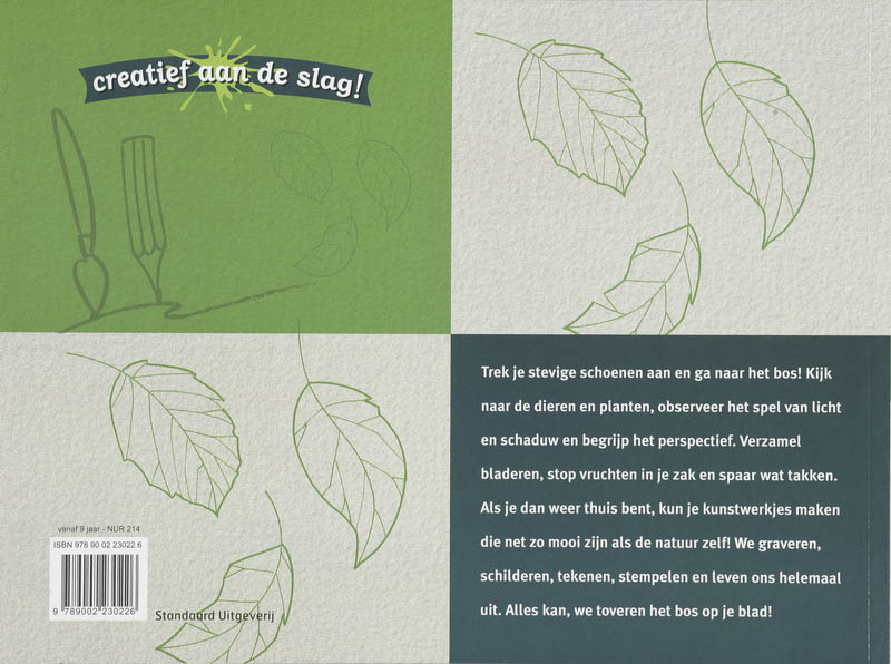 Ik teken het bos / Het groene potlood / Creatief aan de slag achterkant