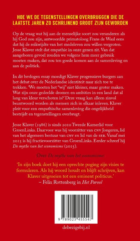 De empathische samenleving achterkant