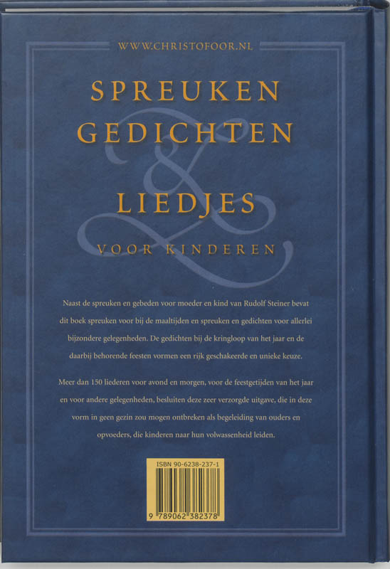 Spreuken Gedichten En Liedjes Voor Kinde achterkant