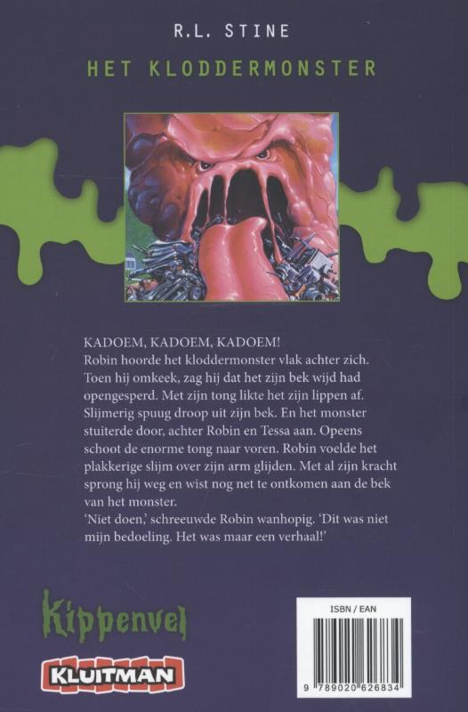 Het kloddermonster achterkant