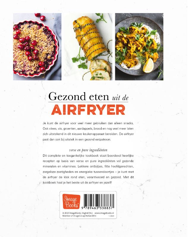 Gezond eten uit de airfryer achterkant