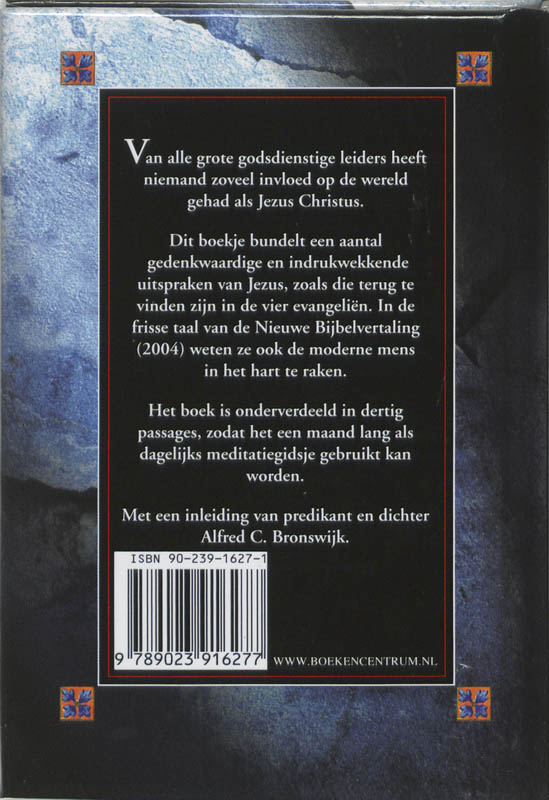 Wijze Woorden Van Jezus achterkant