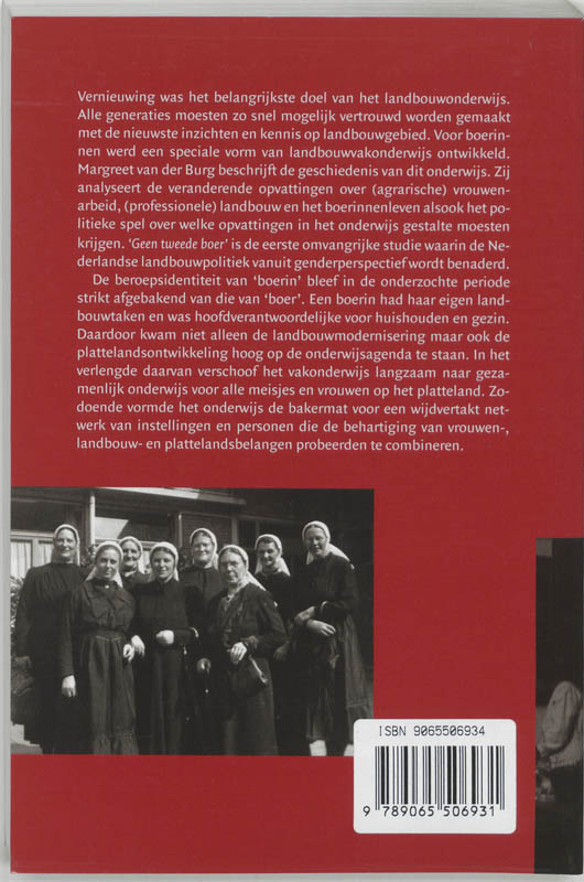 Afdeling Agrarische Geschiedenis in Wageningen 41 -   Geen tweede boer achterkant