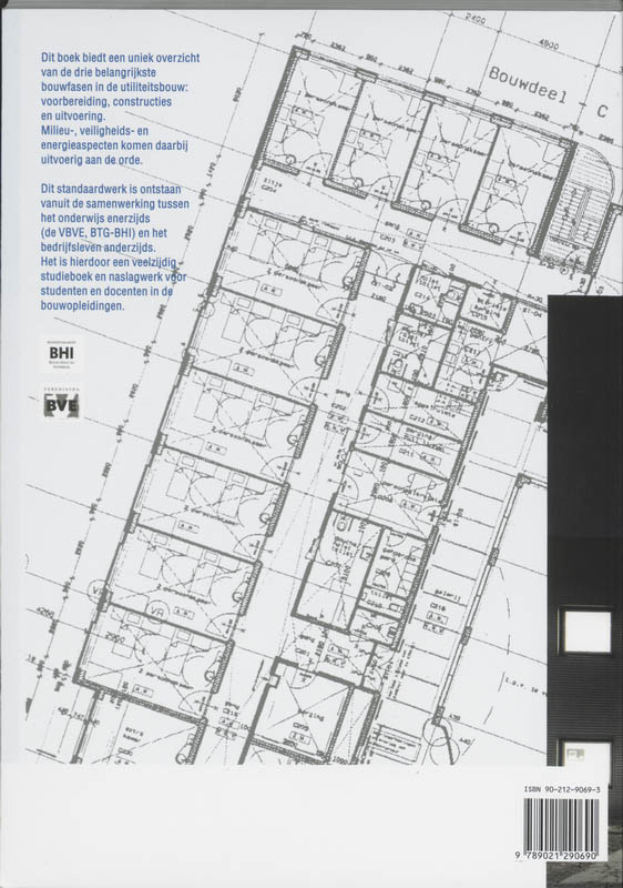 Utiliteitsbouw Domein 1 bouwvoorbereiding, domein 2 bouwconstructies, domein 3 bouwuitvoering achterkant
