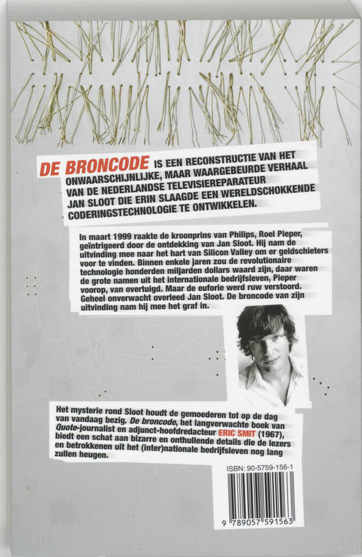 De broncode achterkant
