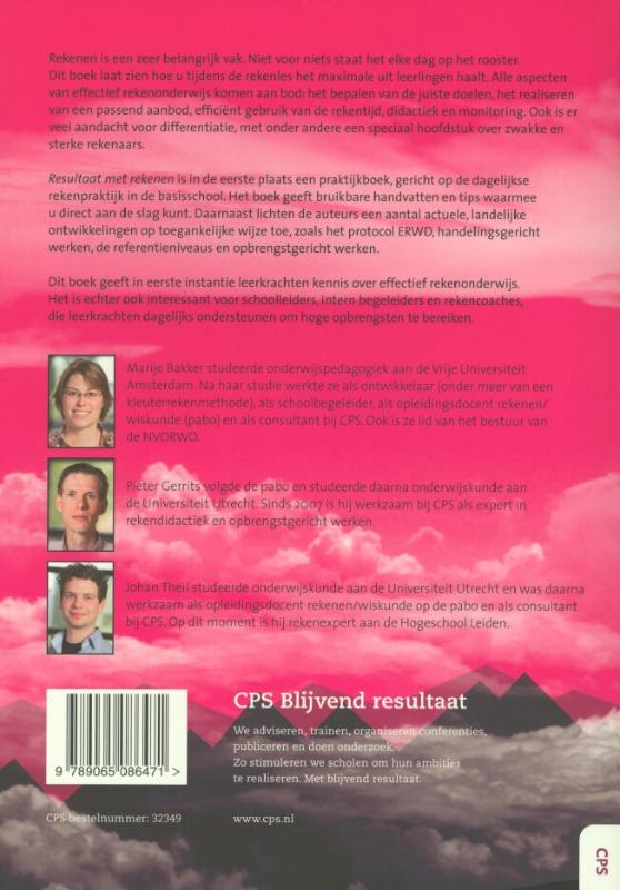 Resultaat met rekenen achterkant