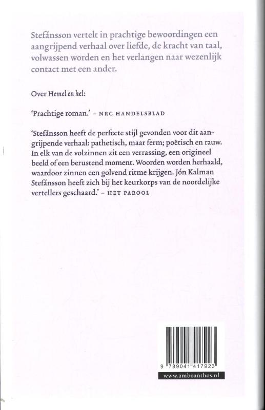 Het verdriet van de engelen achterkant