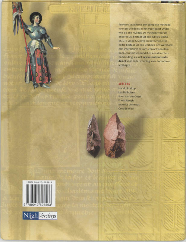 Sprekend Verleden / 1 Havo/Vwo / Deel Leerboek achterkant