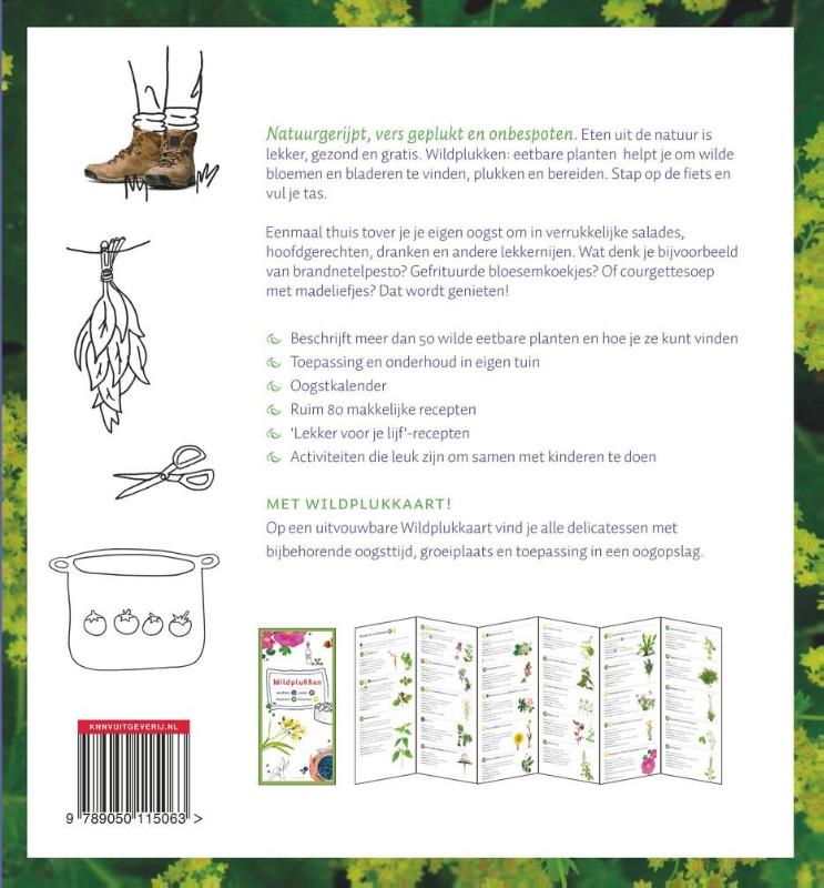 Wildplukken: Eetbare planten achterkant