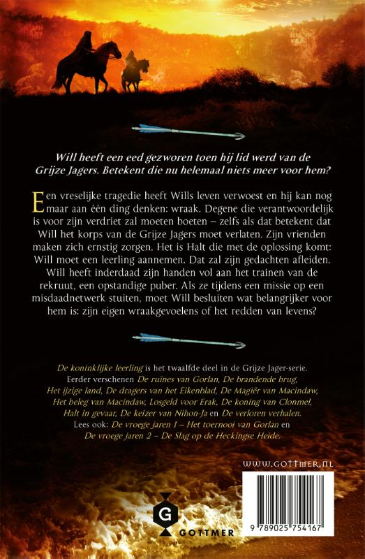 De koninklijke leerling / De Grijze Jager / 12 achterkant