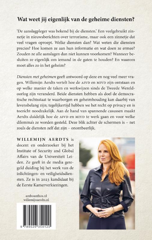 Diensten met geheimen achterkant