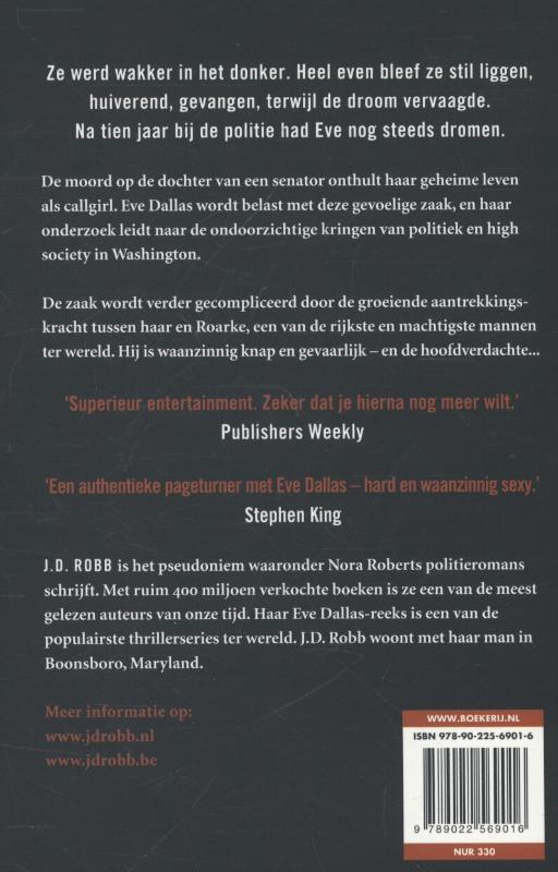 Vermoord naakt / Eve Dallas / 1 achterkant