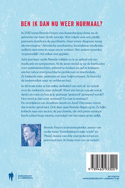 Ben ik dan nu weer normaal? achterkant