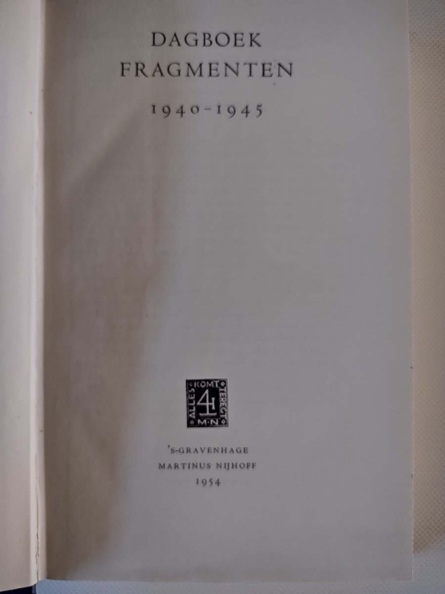 Dagboekfragmenten 1940-1945