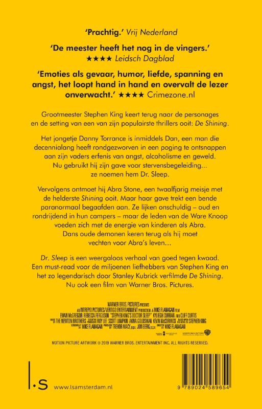 Dr. Sleep achterkant