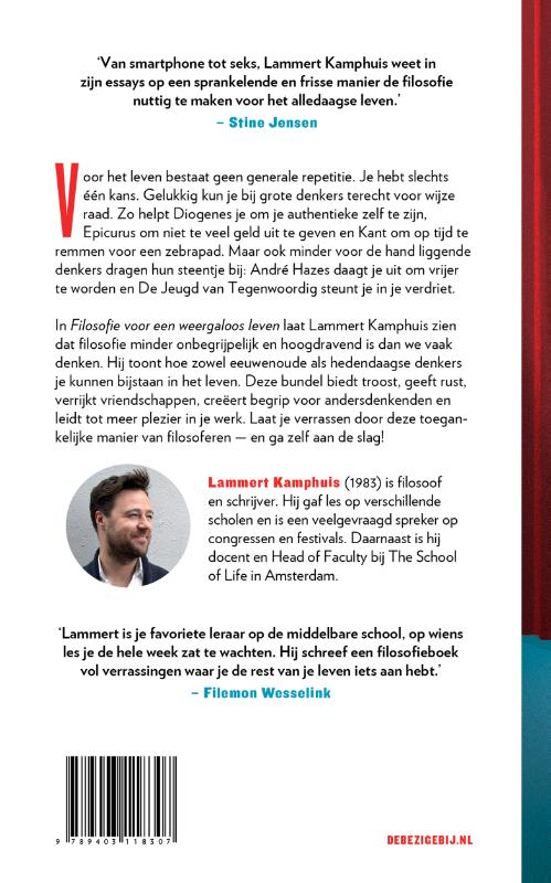 Filosofie voor een weergaloos leven achterkant