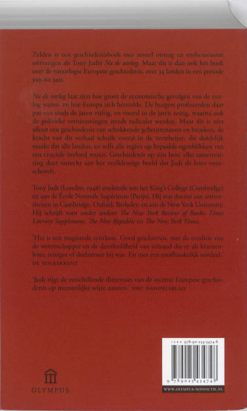 Na de oorlog / Olympus reeks achterkant