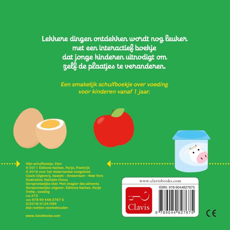 Mijn schuifboekje  -   Eten achterkant