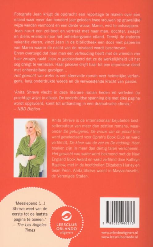 Het Gewicht Van Water achterkant