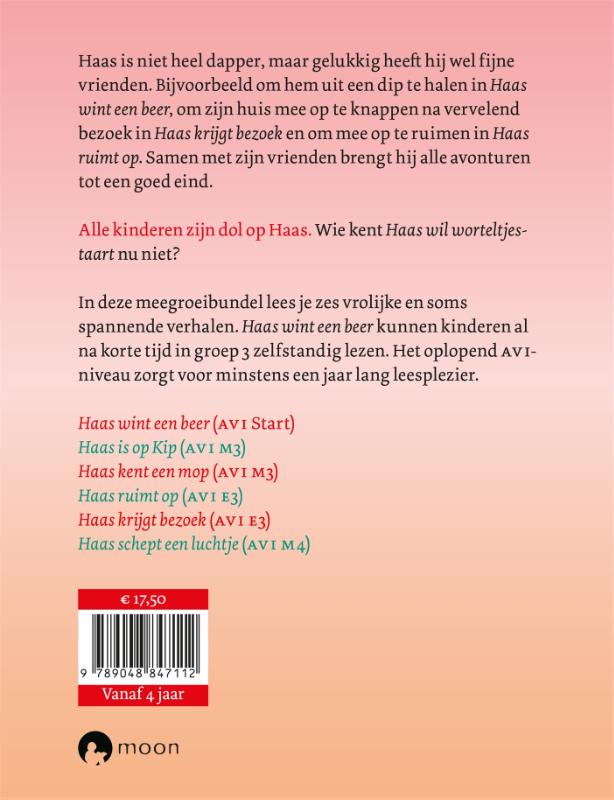 Haas en zijn vrienden achterkant