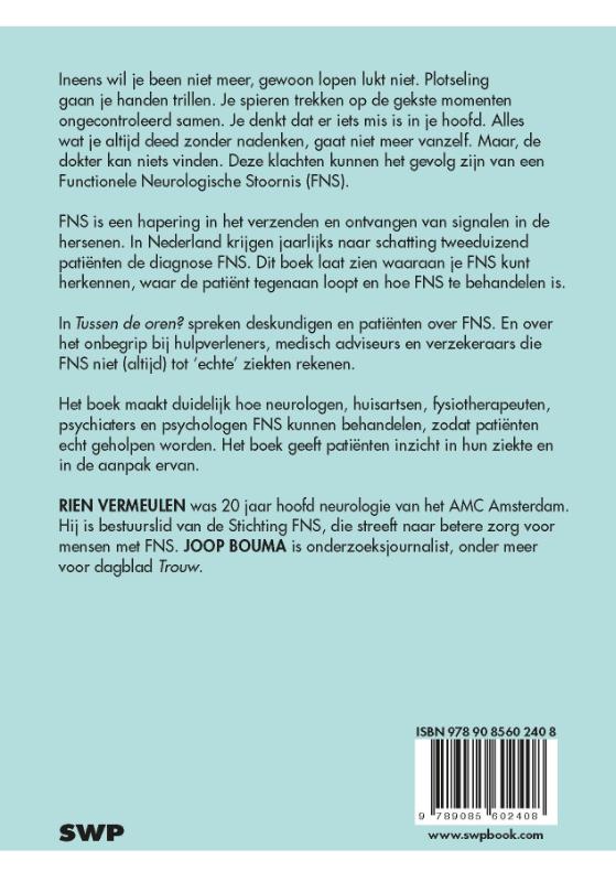 Tussen de oren? achterkant