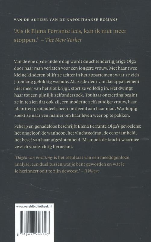 Dagen van verlating achterkant