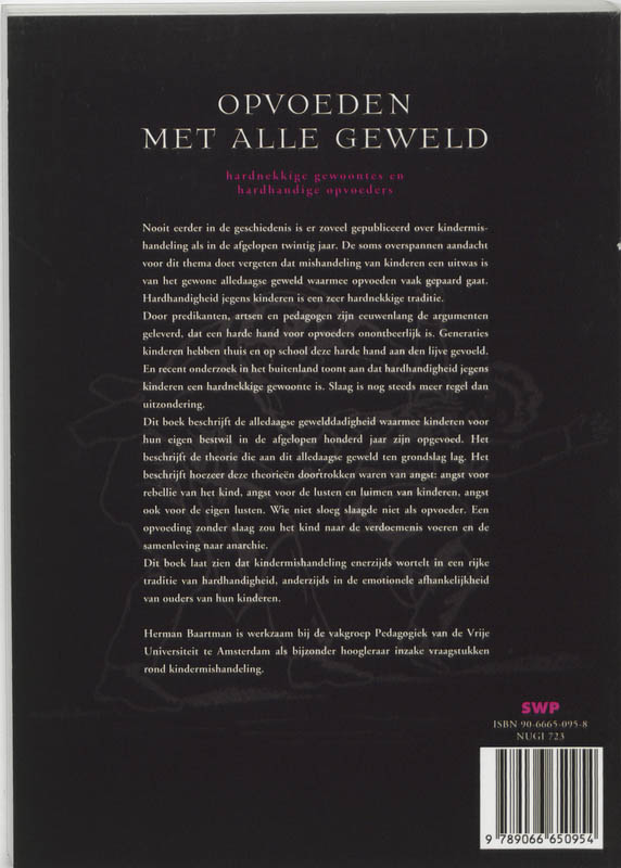 Opvoeden Met Alle Geweld 1E Dr achterkant