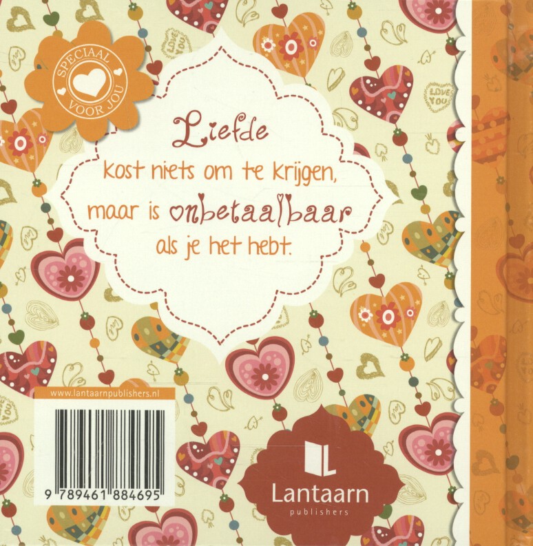 Hou van jou... tot aan de maan en terug achterkant