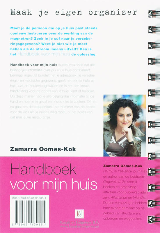 Handboek Voor Mijn Huis achterkant