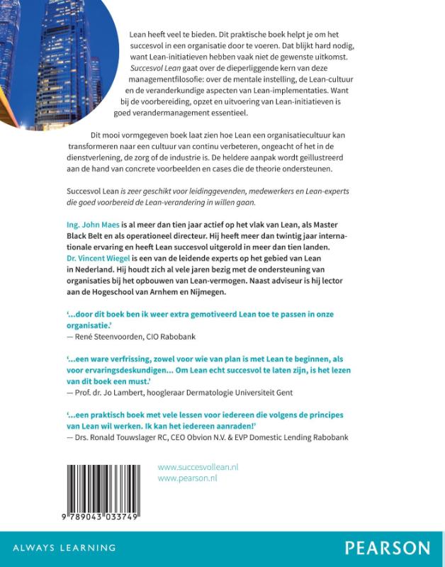 Succesvol Lean achterkant