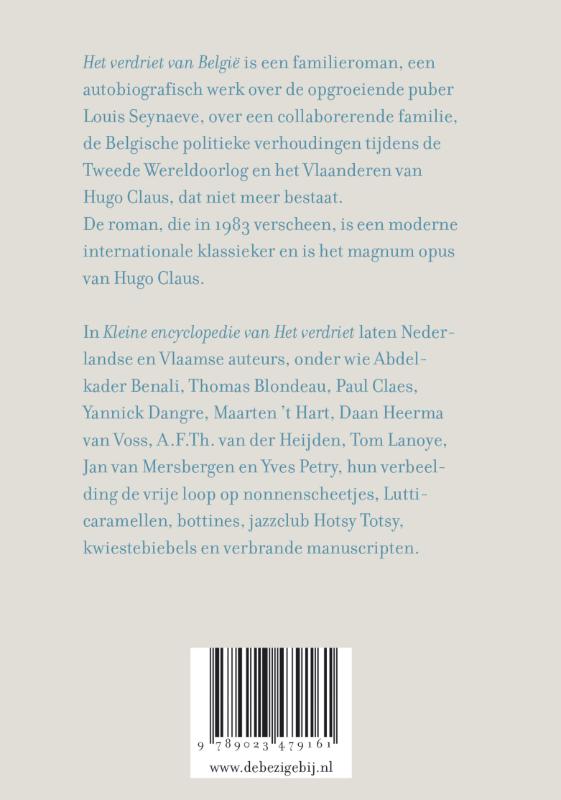 Kleine encyclopedie van het verdriet achterkant