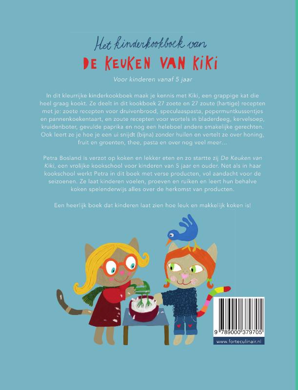 Het kinderkookboek van de keuken van Kiki / De keuken van Kiki achterkant